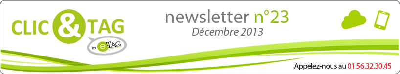 Newsletter E-Tag | Décembre 2013